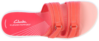 Thumbnail 4: Clarks Clarks Womens Cloudsteppers Breeze Piper Slide Sandals 