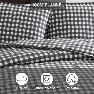 Thumbnail 26: Eddie Bauer Preston Flannel Duvet Cover Set 
