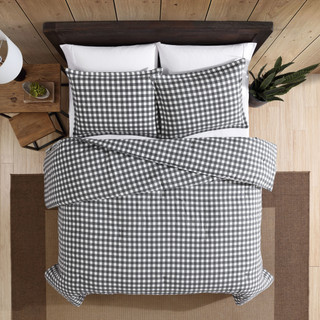 Thumbnail 14: Eddie Bauer Preston Flannel Duvet Cover Set 