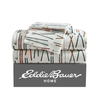 Thumbnail 10: Eddie Bauer Ski Line Flannel Sheet Set 