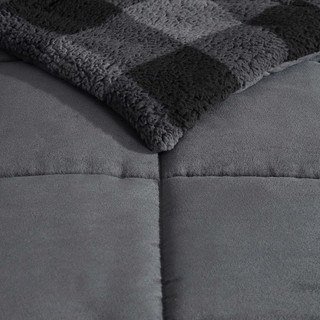Thumbnail 32: Eddie Bauer Cabin Plaid Microfiber Comforter & Sham Set 
