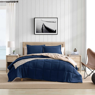 Thumbnail 4: Nautica Beckett Microsuede Comforter & Sham Set 