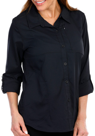 Thumbnail 4: REEL LEGENDS Reel Legends Womens Performance Mariner Long Sleeve Top 