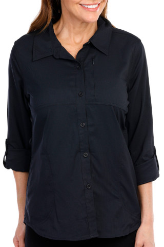 Thumbnail 1: REEL LEGENDS Reel Legends Womens Performance Mariner Long Sleeve Top 