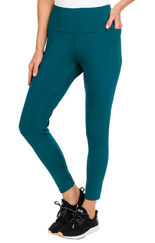 Thumbnail 6: APANA Apana Womens Active Solid 7/8 Pull On Leggings 