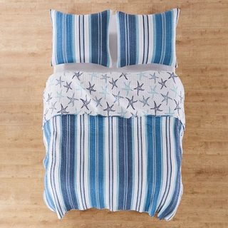 Thumbnail 24: Levtex Home Camps Bay Reversible Quilt & Sham Set 