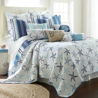 Thumbnail 20: Levtex Home Camps Bay Reversible Quilt & Sham Set 