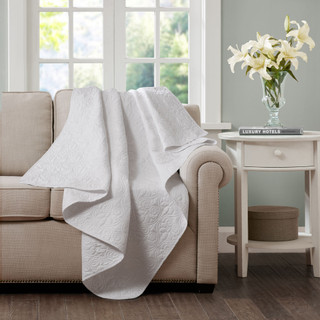 Thumbnail 4: Madison Park Madison Park Quebec Oversized Quilted Throw 