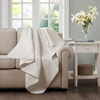 Thumbnail 4: Madison Park Madison Park Quebec Oversized Quilted Throw 
