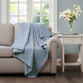 Thumbnail 4: Madison Park Madison Park Quebec Oversized Quilted Throw 
