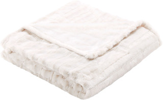 Thumbnail 2: Beautyrest Beautyrest Duke Faux Fur Heated Throw 