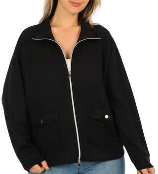 Thumbnail 6: Nanette Lepore Nanette Lepore Womens Solid Zip Up Jacket 