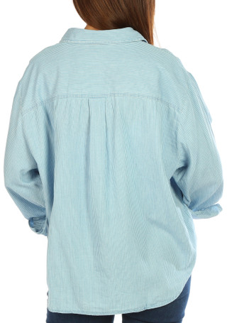 Thumbnail 4: WEEKENDROUTINE Weekend Rountine Solid Button Front Tunic 