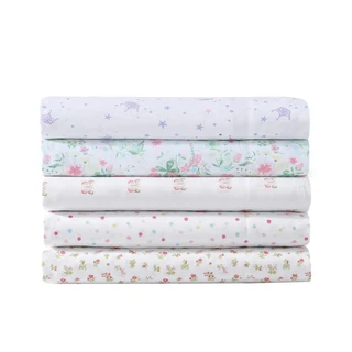 Thumbnail 16: Laura Ashley Dancing Ultra Soft Microfiber Kid Friendly Sheet Set 