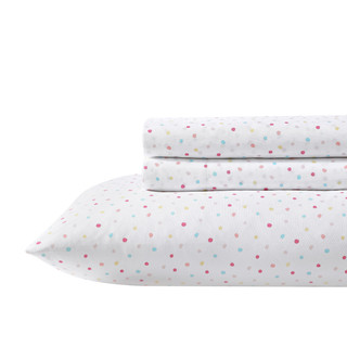 Thumbnail 8: Laura Ashley Confetti Ultra Soft Microfiber Kid Friendly Sheet Set 