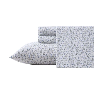 Thumbnail 6: Laura Ashley Laura Ashley Bramble Vine Cotton Sateen Sheet Set 