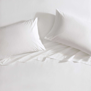 Thumbnail 4: Laura Ashley Laura Ashley Scallop Embroidered Cotton Percale Sheet Set 
