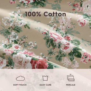 Thumbnail 45: Laura Ashley Laura Ashley Ashfield Cotton Percale Sheet Set 