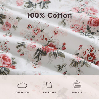 Thumbnail 36: Laura Ashley Laura Ashley Ashfield Cotton Percale Sheet Set 