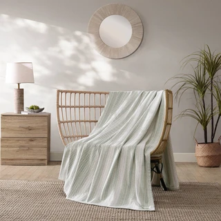 Thumbnail 3: TOMMY BAHAMA Sandy Shore Stripe Blanket 