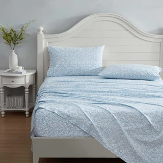 Thumbnail 6: Laura Ashley Laura Ashley Heirloom Ditsy Cotton Percale Sheet Set 
