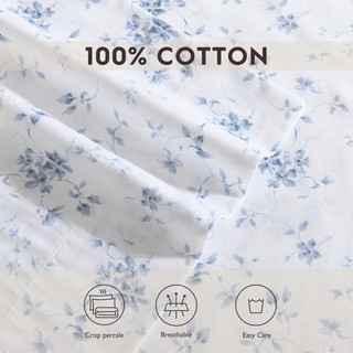 Thumbnail 30: Laura Ashley Laura Ashley Garden Muse Cotton Sateen Sheet Set 