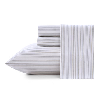 Thumbnail 3: TOMMY BAHAMA Kahanu Stripe Cotton Percale Reversible Sheet Set 