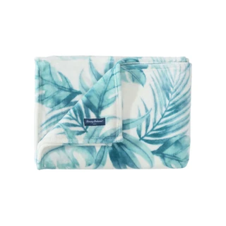 Thumbnail 4: TOMMY BAHAMA Waimea Bay Ultra Soft Plush Fleece Reversible Throw 