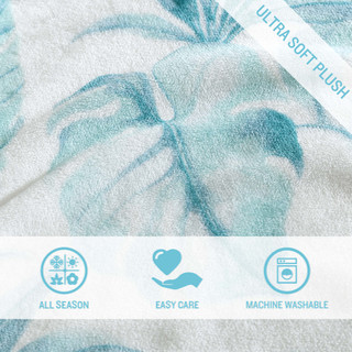 Thumbnail 10: TOMMY BAHAMA Waimea Bay Ultra Soft Plush Fleece Reversible Throw 