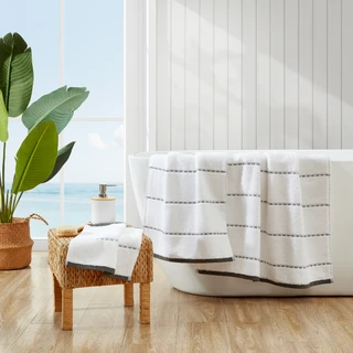 Thumbnail 3: TOMMY BAHAMA Ridley Solid Cotton Terry Towel Set, 3pc Set 