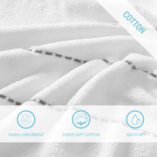 Thumbnail 6: TOMMY BAHAMA Ridley Solid Cotton Terry Towel Set, 3pc Set 