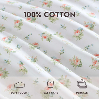 Thumbnail 48: Laura Ashley Laura Ashley Roseford Cotton Percale Sheet Set 