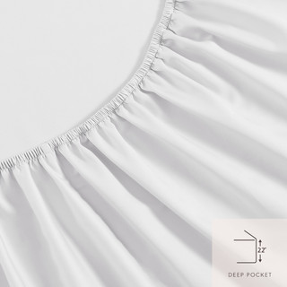 Thumbnail 9: Laura Ashley Laura Ashley T800 Solid Cotton Blend Sheet Set 