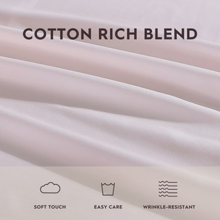 Thumbnail 30: Laura Ashley Laura Ashley T800 Solid Cotton Blend Sheet Set 