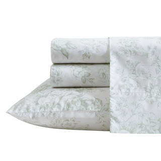 Thumbnail 12: Laura Ashley Laura Ashley Toile Delight Cotton Percale Sheet Set 