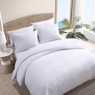 Thumbnail 27: TOMMY BAHAMA Basketweave Solid 3-Piece Duvet Cover Set 