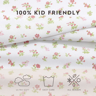 Thumbnail 44: Laura Ashley Mae Ultra Soft Microfiber Kid Friendly Sheet Set 