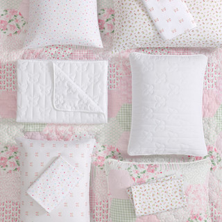 Thumbnail 24: Laura Ashley Mae Ultra Soft Microfiber Kid Friendly Sheet Set 