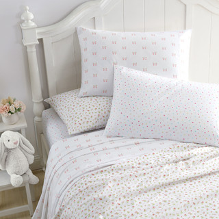 Thumbnail 20: Laura Ashley Mae Ultra Soft Microfiber Kid Friendly Sheet Set 