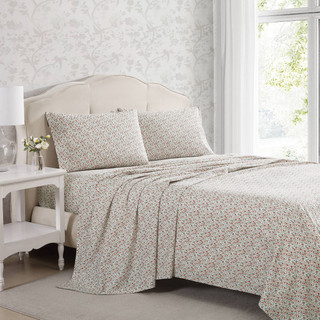Thumbnail 5: Laura Ashley Laura Ashley Emogene Cotton Percale Sheet Set 