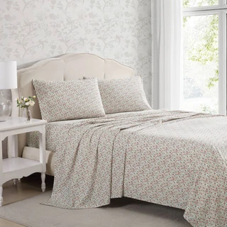 Thumbnail 1: Laura Ashley Laura Ashley Emogene Cotton Percale Sheet Set 