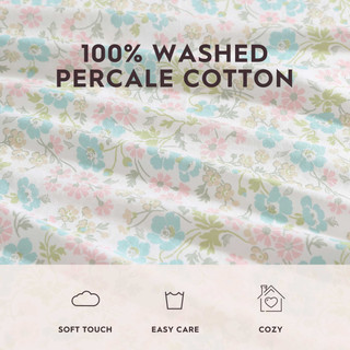 Thumbnail 21: Laura Ashley Laura Ashley 6 Pc. Cotton Percale Sheet Set 