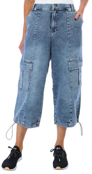 Thumbnail 1: Rewash Rewash Juniors Crop Parachute Cargo Capris 
