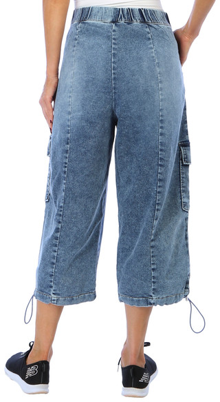 Thumbnail 2: Rewash Rewash Juniors Crop Parachute Cargo Capris 