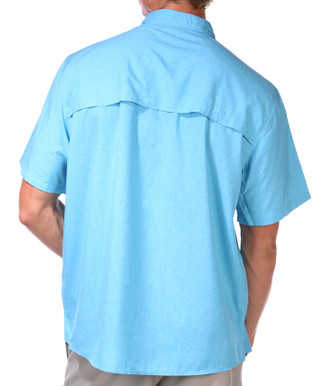 Thumbnail 3: Guy Harvey Guy Harvey Mens Woven Short Sleeve Fishing Shirt 