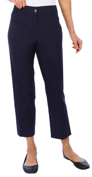 Thumbnail 2: Rafaella Rafaella Petite Satin Luxe Straight Leg Ankle Pants 