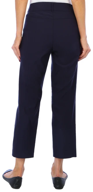 Thumbnail 4: Rafaella Rafaella Petite Satin Luxe Straight Leg Ankle Pants 