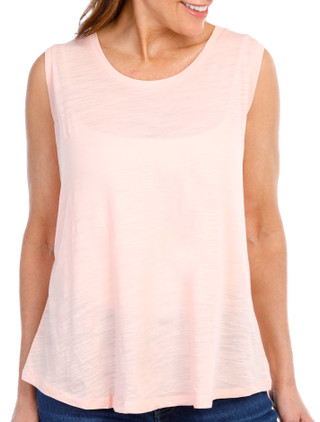 Thumbnail 4: Blue Sol Blue Sol Womens Solid Scoop Neck Tank 