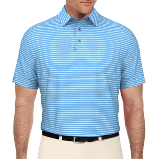 Thumbnail 1: PGA TOUR PGA TOUR Mens Feeder Stripe Short Sleeve Golf Polo Top 