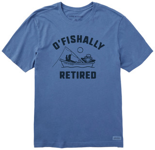 Thumbnail 2: Life is Good Life Is Good Men's O'Fishally Retired Crusher Tee 